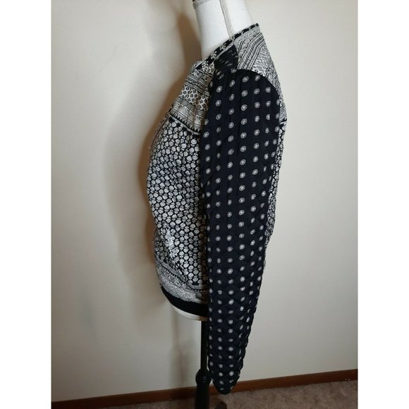 Roxy Women's Medium M Floral Quilted Jacket Coat - Picture 9 of 10